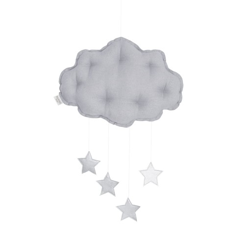 Mobil z lnu szara chmurka