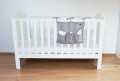 Crib organizer grey