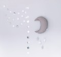 Linen moon mobile grey