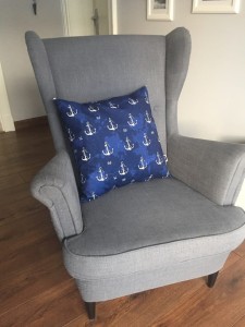  Decorative Pillow Velvet Anchors LIMITED EDITION