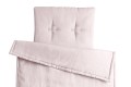 Lniana pościel z wypełnieniem brudny róż