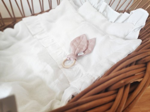 Lniana pościel biała